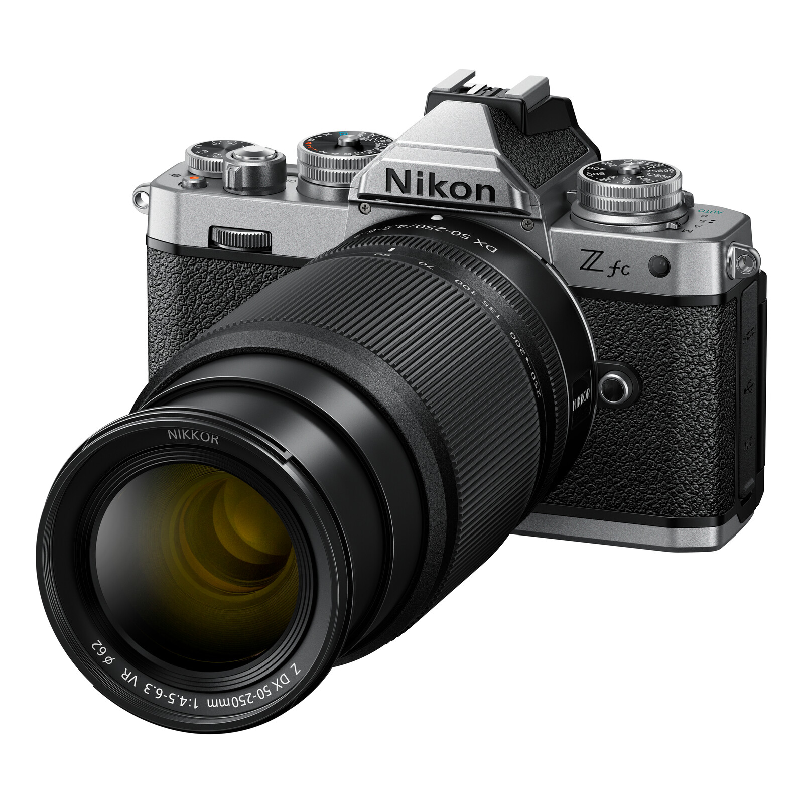 Nikon Z fc Silver/Black + NIKKOR Z DX 16-50mm f/3,5-6,3 VR SE + NIKKOR Z DX 50-250mm f/4,5-6,3 VR - Imagen 2