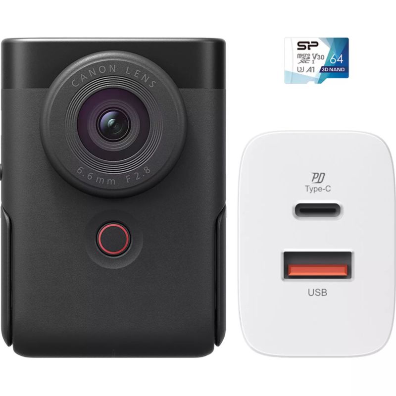 Canon PowerShot V10 Vlogging Kit – Black