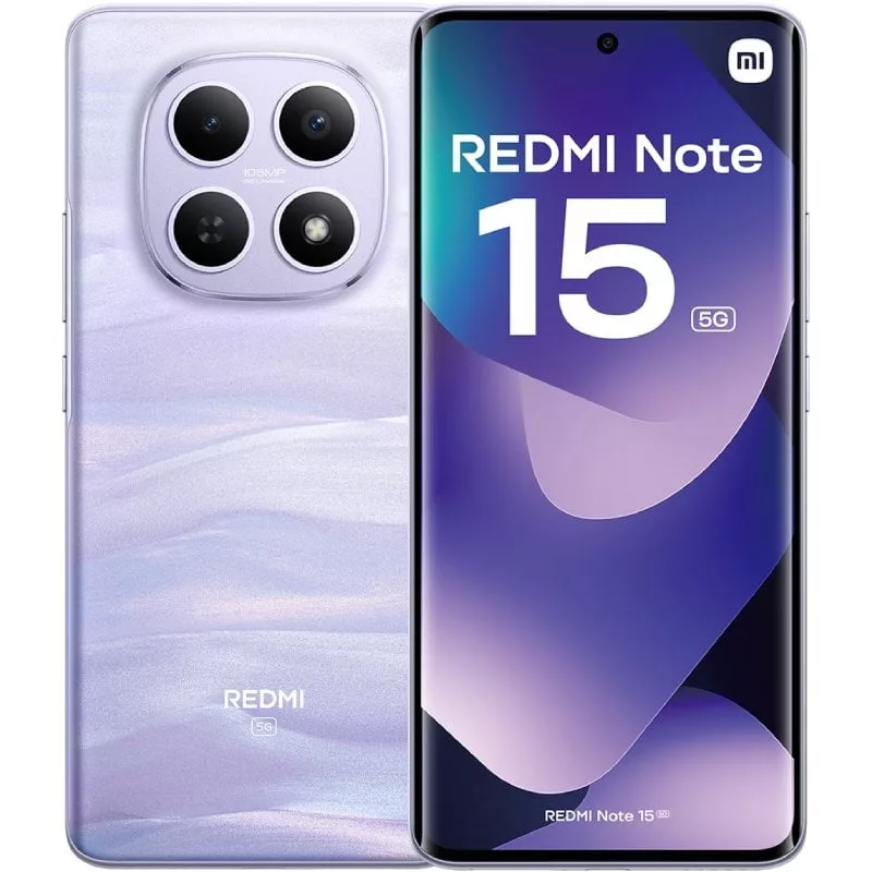 Smartphone Xiaomi Redmi Note 15 8GB/ 512GB/ 6.77’/ 5G/ Púrpura