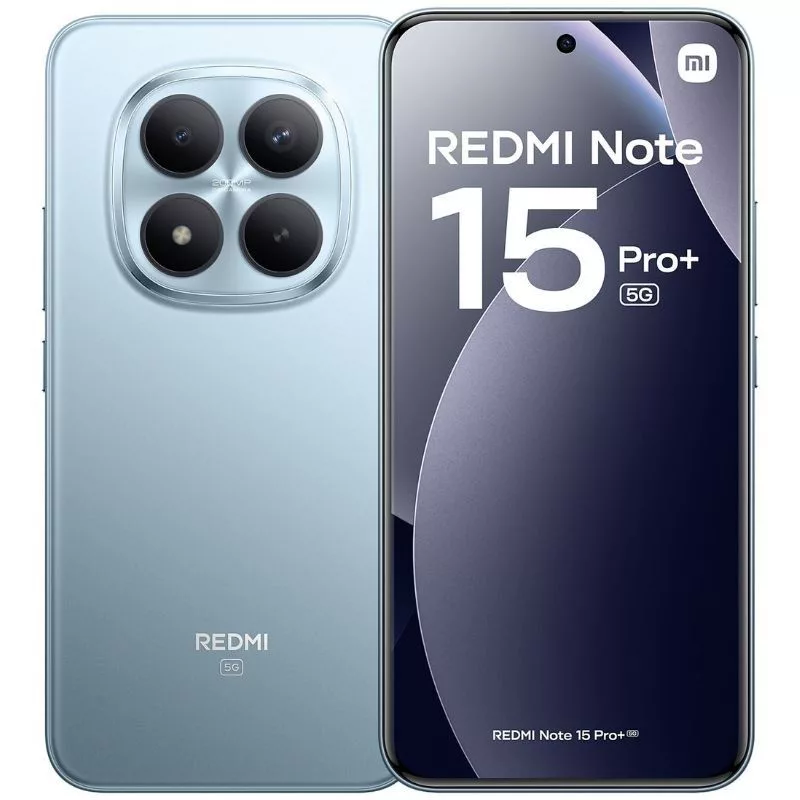 Smartphone Xiaomi Redmi Note 15 Pro Plus 12GB/ 512GB/ 6.83’/ 5G/ Azul Glaciar